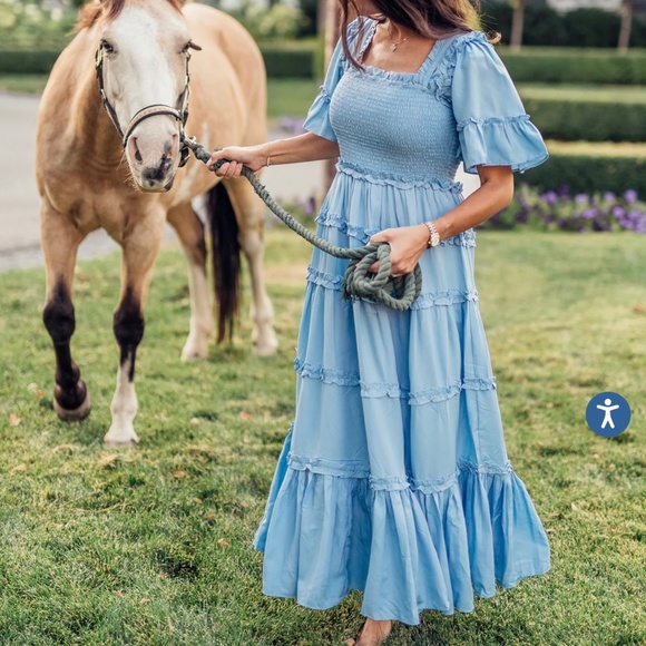 JessaKae Blue Long Dress - Picture 1 of 5